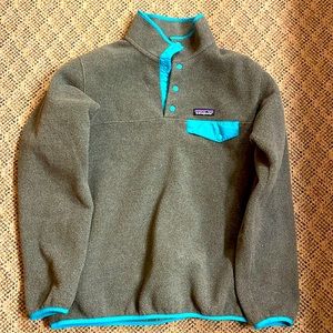 Patagonia Synchilla Snap T Fleece  Pullover Heather Oatmeal Size Med